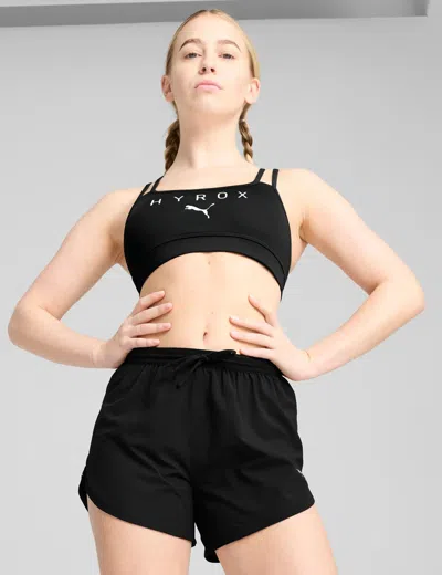 Puma Women's  X Hyrox Move Strappy Sports Bra In Black