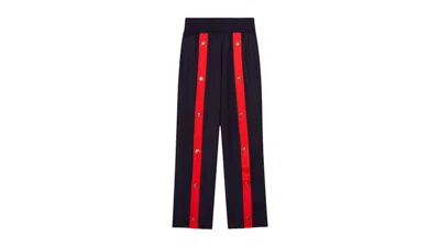 Pre-owned Puma Women's  X Laquan Smith High Waisted Sweatpants In New Navy Blue