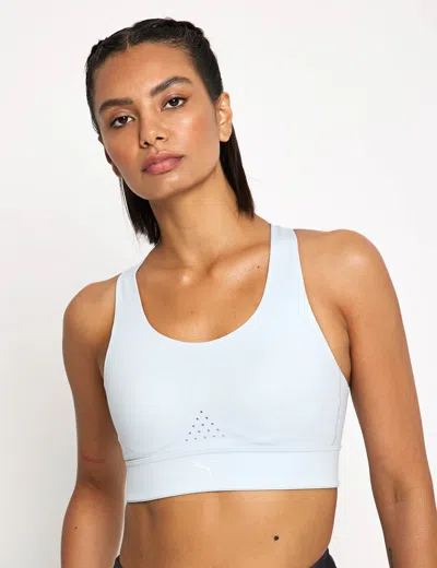 Puma Women's Pwrbreathe Run Sports Bra In White