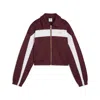 Puma Women's Relaxed Crop Track Jacket In Red