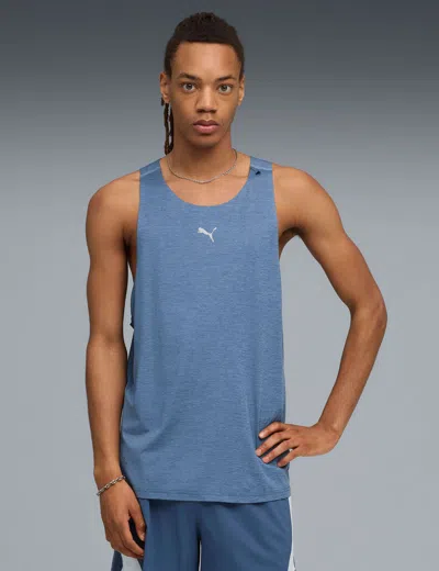 Puma Women's Run Cloudspun Tank In Blue