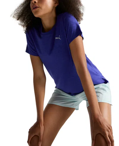 プーマ PUMA Run Favorite Heather Short Sleeve Tee レディース シャツ トップス Icy Blue Heat プーマ（PUMA）（レディース）RUN FAVORITE ヘザー 半袖Tシャツ