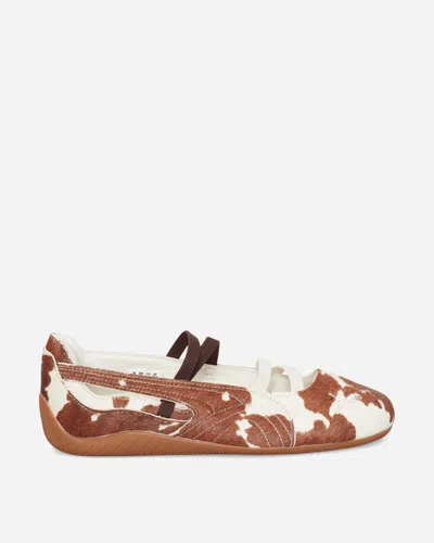 Puma Women S Speedcat Ballet Cow Print Shoes Chocolate In Brown