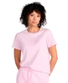 Puma Women's Script Graphic T-shirt In Pink
