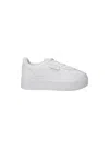 Puma Palermo Elevata Platform Sneaker In White