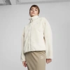 Puma Women's Soft Fleece Jacket In Alpine Snow