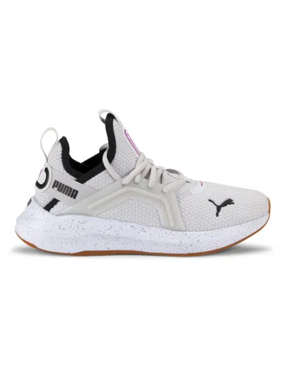 Puma Women's Softride Enzo Mesh Low-top Sneakers In White