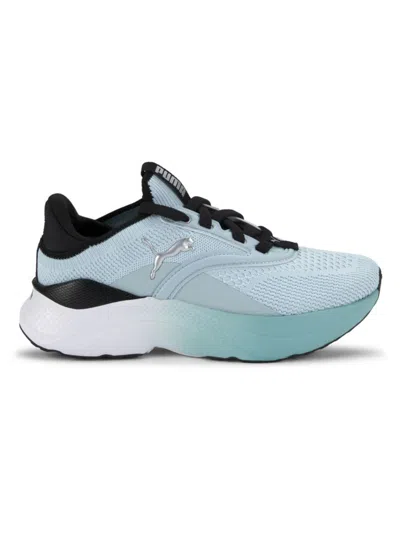 Puma Women's Softride Mayve Knit Low-top Sneakers In Blue