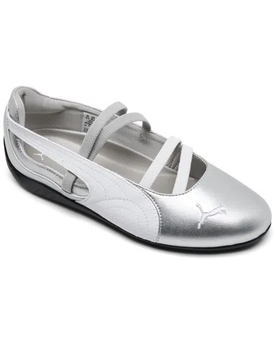 Puma Speedcat Ballet Metallic Women S Shoes In Silver
