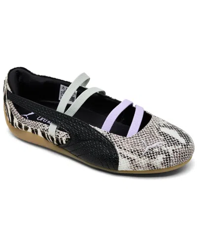 Puma Speedcat Ballet Snakeskin-effect Zebra-print Sneakers In Multi