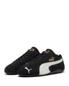 Puma 'speedcat' Black Sneakers With Logo Print On The Side And Logo Lettering On The Side In  Black- White