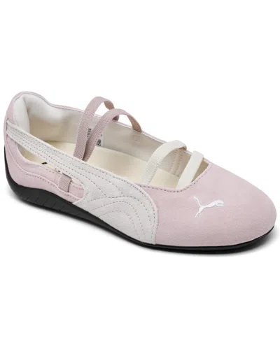 Puma Women's Speedcat Suede Ballet Flats From Finish Line In Pink