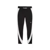 Puma Strong High-waisted 7/8 Color Block Women's Tights In Black
