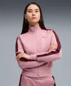 Puma T7 Always On Women's Short Track Jacket In Pink