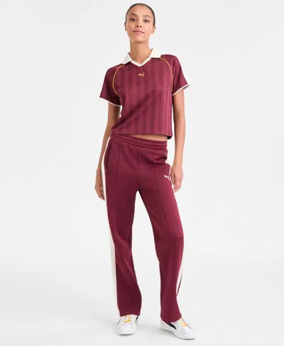 PUMA WOMEN'S T7 ALWAYS ON STRAIGHT LEG TRACK PANTS