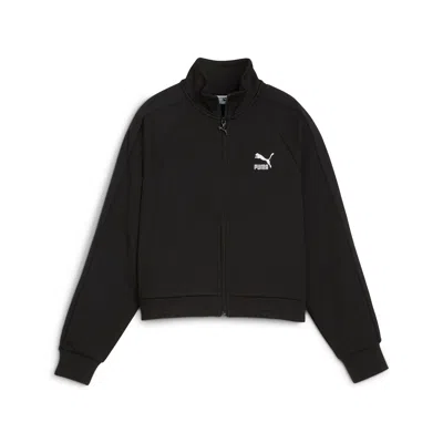 Puma Women's T7 Track Jacket In Black