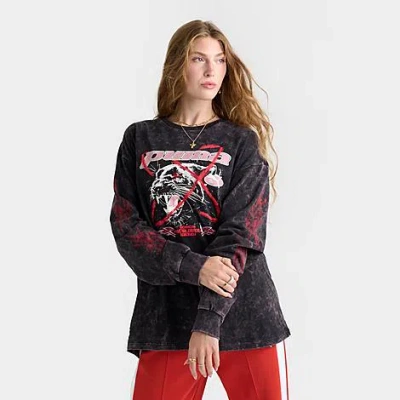 Puma Women's Tech-x Long-sleeve T-shirt In Black