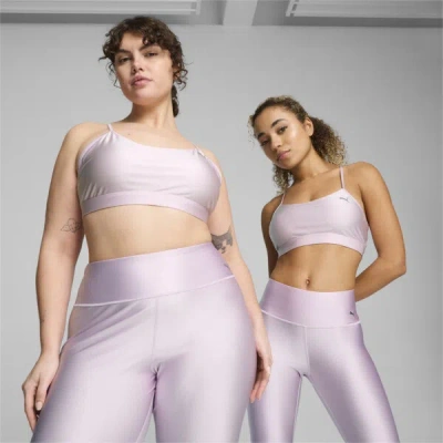 Puma Women's Training Move Summer Daze Bra In Grape Mist