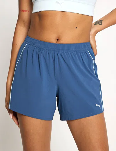 Puma Women's Velocity 5" Running Shorts In Blue