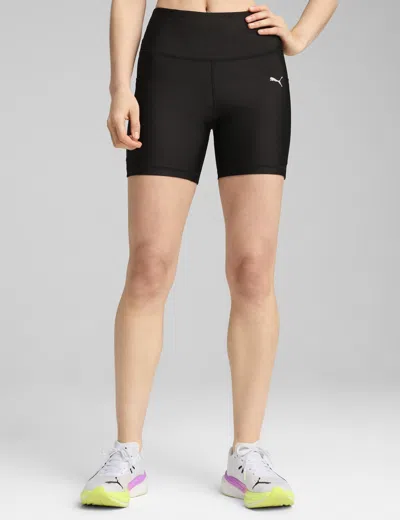 Puma Women's Velocity 5" Tight Running Shorts In Black