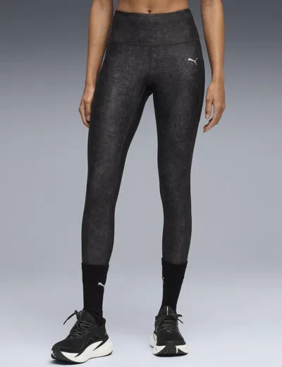 Puma Women's Velocity Running Printed Tights In Black