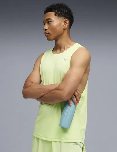 Puma Women's Velocity Running Tank In Green