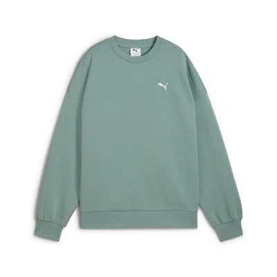 Puma Women's Wardrobe Essentials Oversized Crew Sweatshirt In Multi