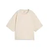 Puma Women's Wardrobe Essentials Relaxed Heavy Tee In Neutral
