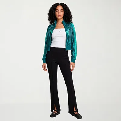 Puma Womens Active Flare Full Length Leggings In Black