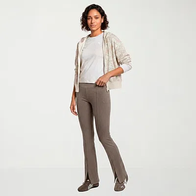 Puma Womens Active Flare Full Length Leggings In Gray