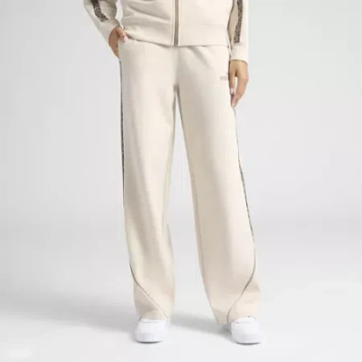 Puma Womens Animal Print Track Pant In Sand