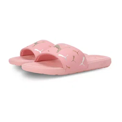Puma Womens Cool Cat 2.0 Slide Sandals In Pink