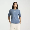 Puma Womens Crew Neck Short Sleeve Active T-shirt In Blue