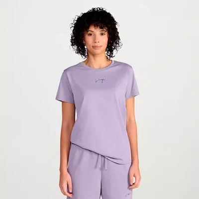 Puma Womens Crew Neck Short Sleeve Active T-shirt In Multi