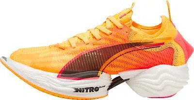 Pre-owned Puma Womens Fast-r Nitro Elite 2 Running Shoes Trainers - Orange