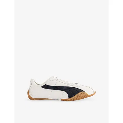 Puma Womens K-street Suede Trainers Frosted Ivory  Black