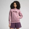 Puma Womens Long Sleeve Fleece Active Hoodie In Pink