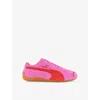 Puma Womens Pink Red Speedcat Og Suede Low-top Trainers