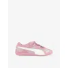 Puma Womens Poised Pink Warm White Speedcat Og Suede Trainers In Pink