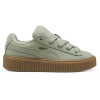 Puma X Fenty Creeper Phatty Nubuck Sneakers In Green/gum