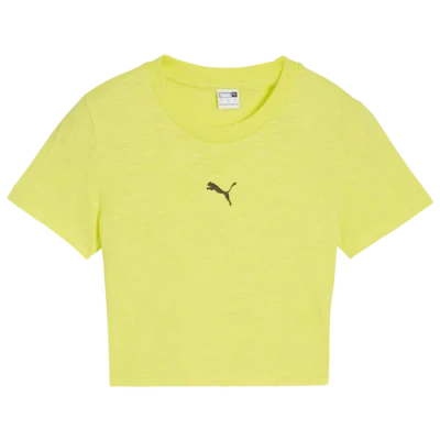 Puma Womens  Dare To Baby T-shirt In Lime Sheen