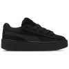 Puma X Fenty Women's Creeper Phatty Corduroy Low Top Platform Sneakers In Black