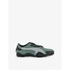 Puma Womens Green Moon Silver Mostro Og Panelled Low-top Woven Trainers In Green Moon Silver