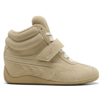 Puma Womens  Suede Classic Wedge In Alpine Snow/sand Dune