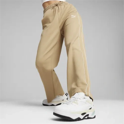 Puma Womens  T7 High Waisted Pants In Brown