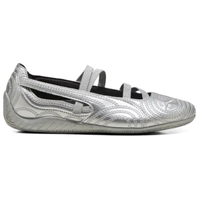 PUMA WOMENS PUMA X WICKED SPEEDCAT BALLET SILVER SLIPPERS