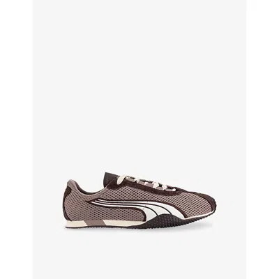 Puma Womens Sandstone Chocolate Brow H-street Mesh Trainers In Purple