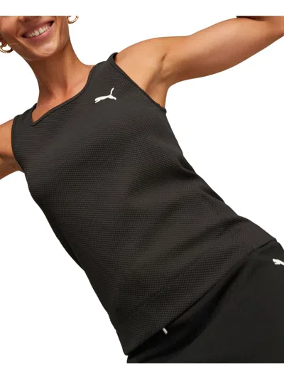 Puma Womens Thermal Sleeveless Tank Top In Black