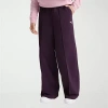 Puma Womens Wide Leg Sweatpant In Purple