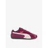 Puma Womens Wine Club Berry Alpine S Speedcat Og Suede Low-top Trainers